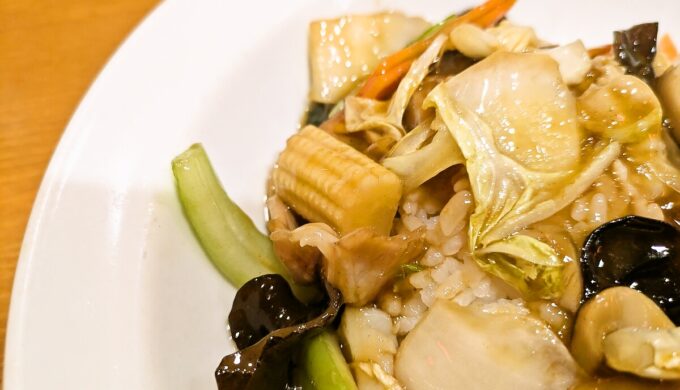 韓国冷麺と中華飯
