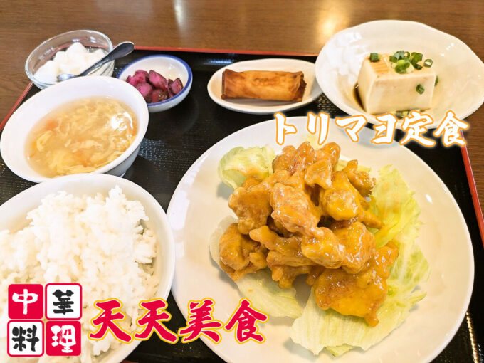 日替わりランチ「トリマヨ定食」