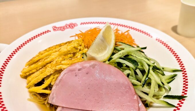 冷しラーメン+五目サラダセット