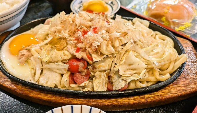 焼きうどん定食