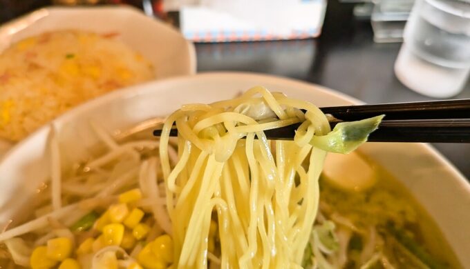 札幌塩ラーメン+炒飯