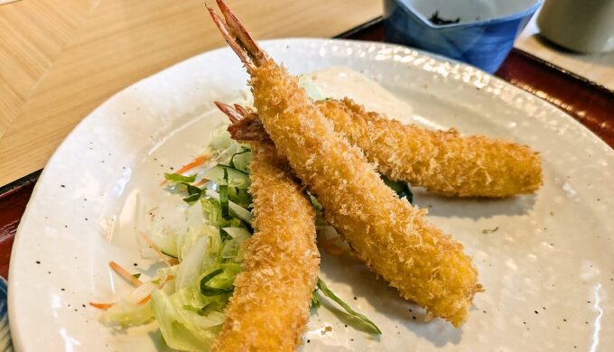 海老フライ定食