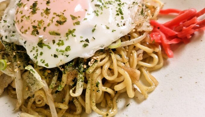 塩焼きそば定食