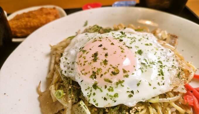 塩焼きそば定食