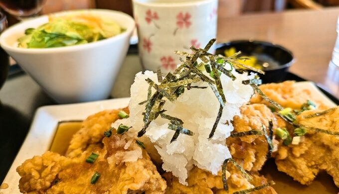 Aランチ「大根おろしから揚げチキン」