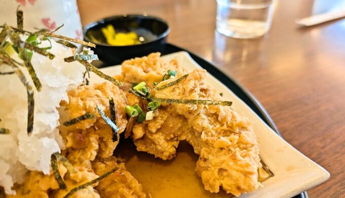 Aランチ「大根おろしから揚げチキン」