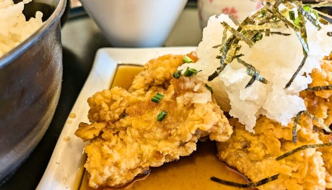 Aランチ「大根おろしから揚げチキン」