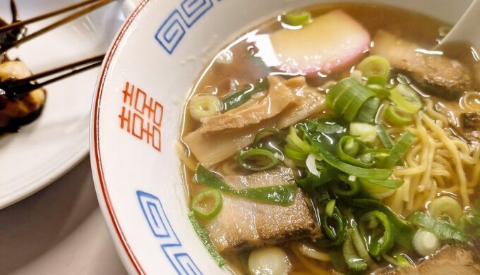 チャーシュー麺とおでん