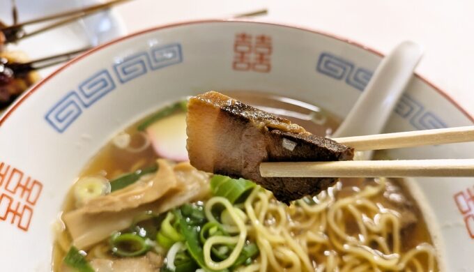 チャーシュー麺とおでん