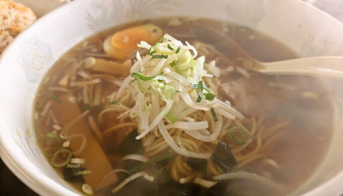 醤油ラーメン+炒飯