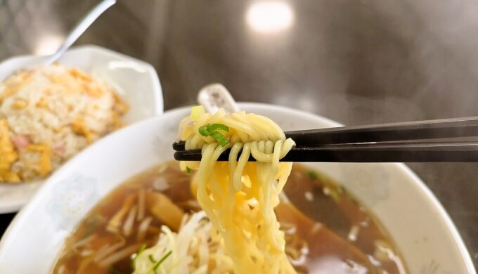 醤油ラーメン+炒飯