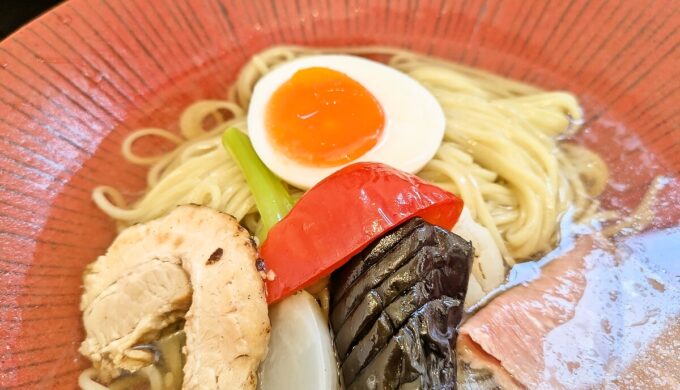 帆立貝の昆布つけ麺