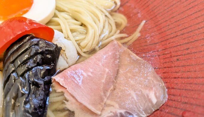 帆立貝の昆布つけ麺