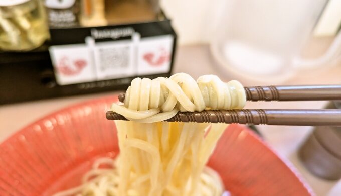 帆立貝の昆布つけ麺