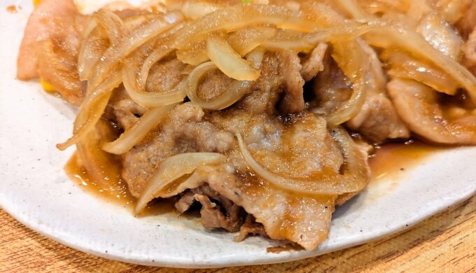 国産豚生姜焼き定食