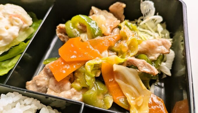 回鍋肉弁当