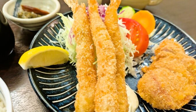 特選ひれカツと海老フライランチ