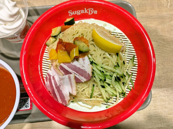 スペイン風冷しトマトつけ麺