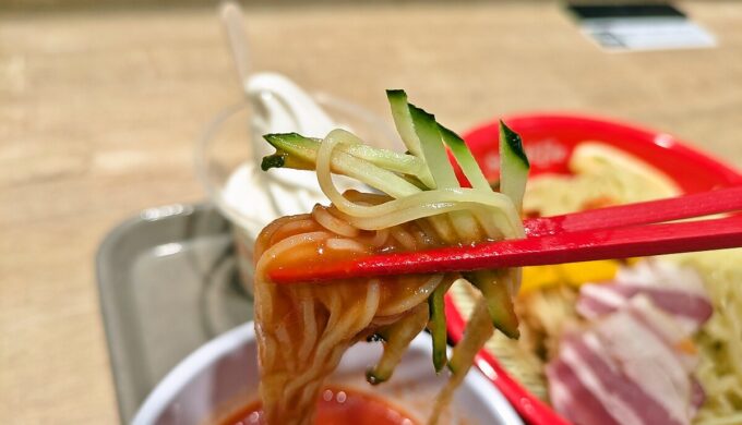 スペイン風冷しトマトつけ麺