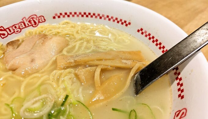 普通のラーメン