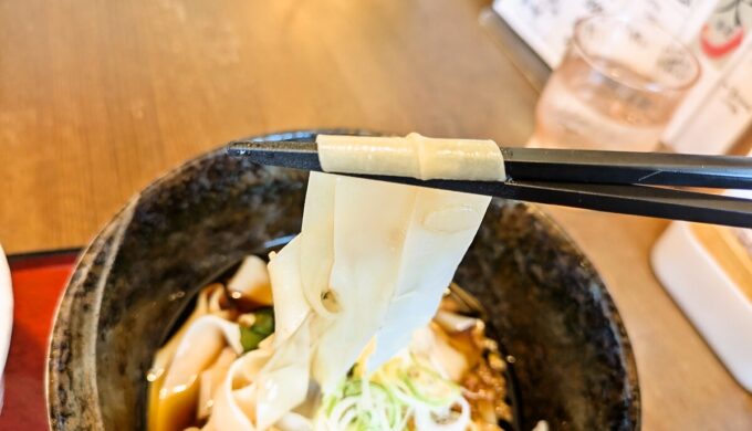 きしめん（ころ）+きすとメゴチと穴子の天丼