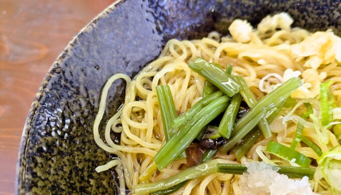 冷し和風らーめん+五目飯