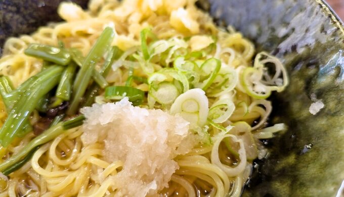 冷し和風らーめん+五目飯