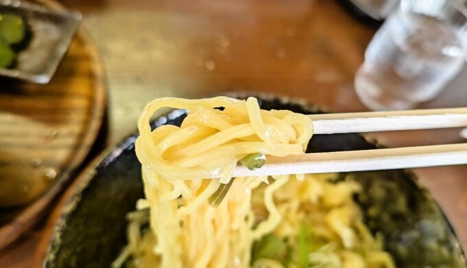 冷し和風らーめん+五目飯