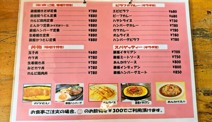 メニュー