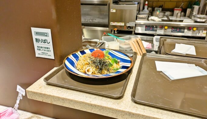 ヤリイカと明太子の和風パスタ