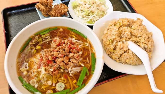 台湾ラーメン+炒飯