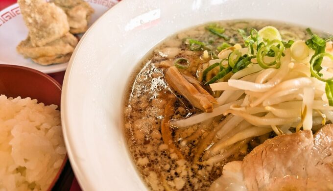 中華そば唐揚げセット