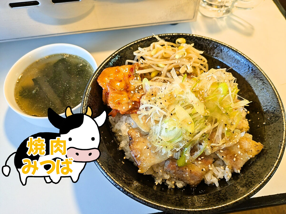 ねぎ塩豚カルビ丼