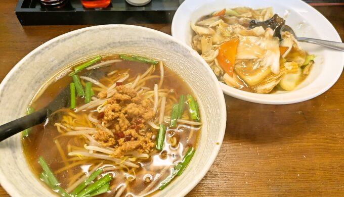 台湾ラーメン+中華飯
