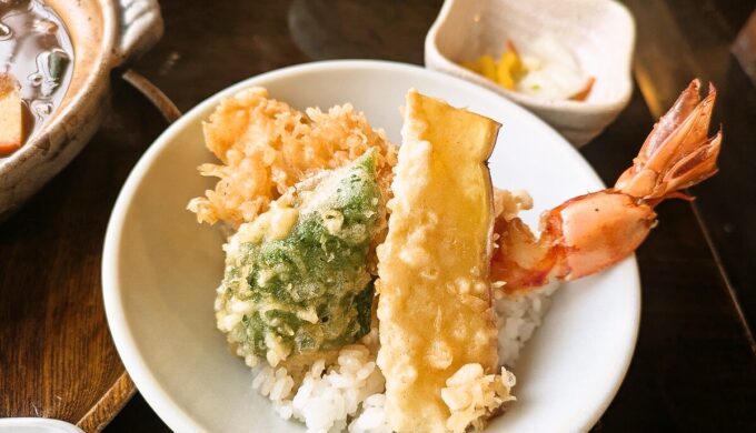 親子煮込みうどん+ミニ天丼