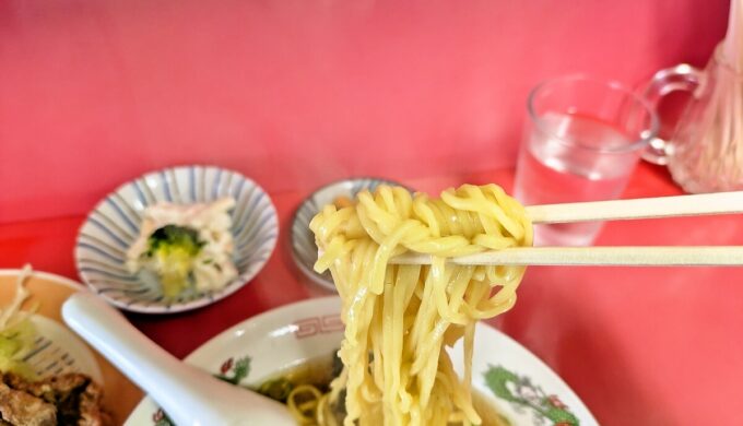 中華そばと唐揚げ