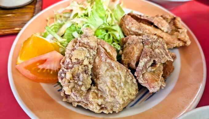 中華そばと唐揚げ