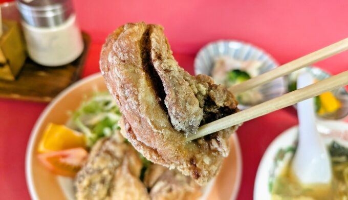 中華そばと唐揚げ
