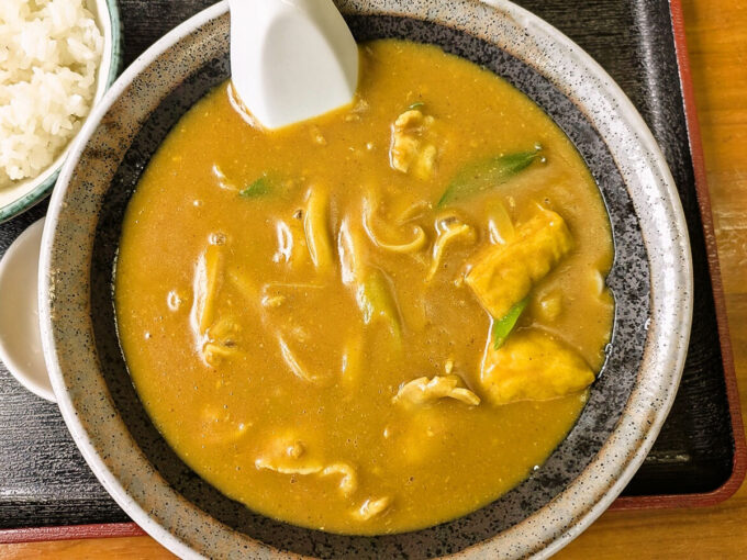 中辛カレーうどん