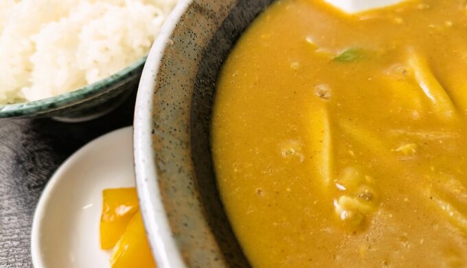 中辛カレーうどん