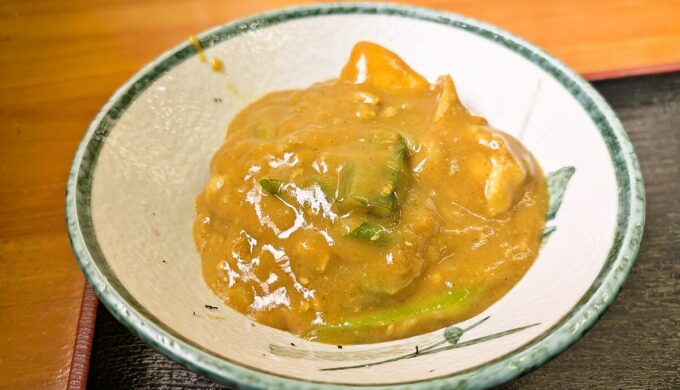 中辛カレーうどん