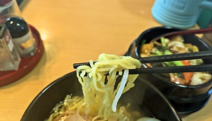 塩ラーメン+中華飯