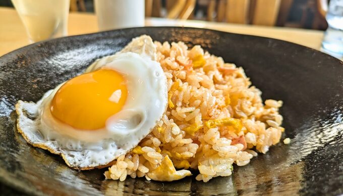 ハムピラフ+ピーチフロート