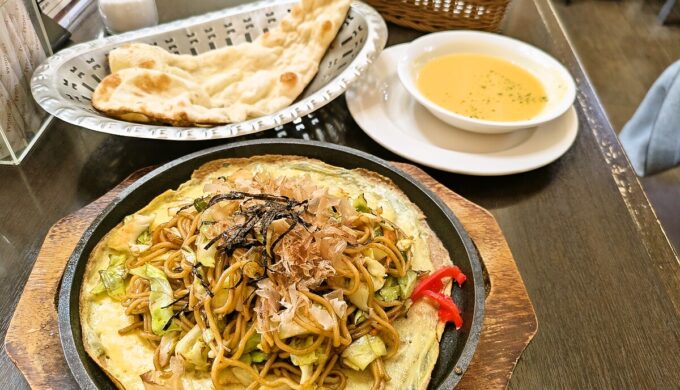 鉄板焼そば定食