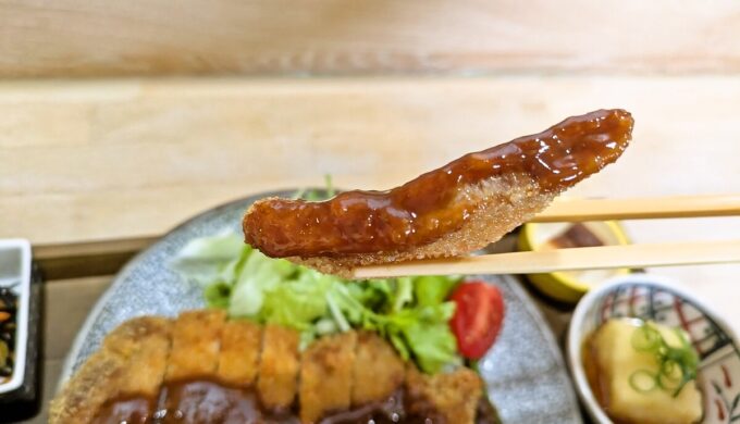 自家製甘酒味噌のみそカツ定食