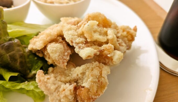 鶏の唐揚げ定食