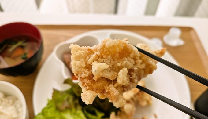鶏の唐揚げ定食
