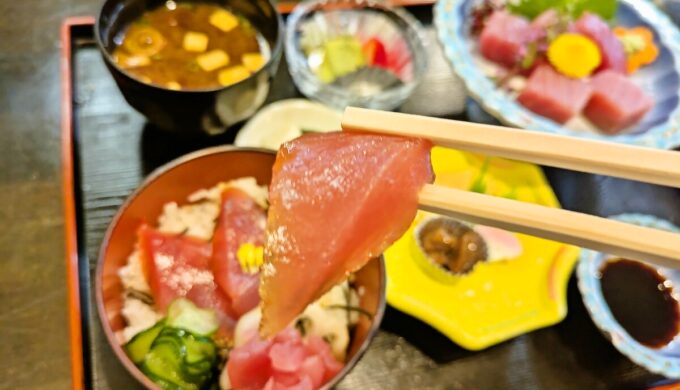 まぐろ尽くし定食