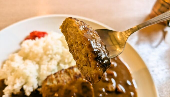 ハンバーグカレー+アイスコーヒー