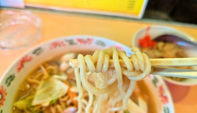 ピリ辛味噌チャンポン麺+ミニチャーハン